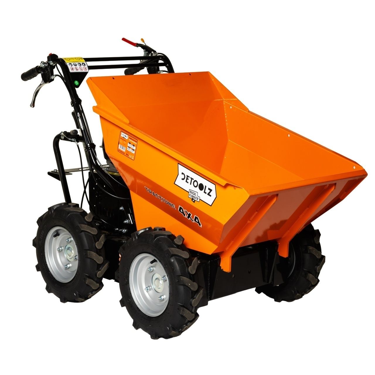 Reducere 20% – Roaba Motorizata Detoolz DZ-CC1075-G01, 7.5 CP, 212 Cc, Benzina 4T, Capacitate Cuva 300 Kg, 4 Viteze 1 Roaba Motorizata Detoolz DZ-CC1075-G01