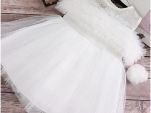 Rochita eleganta Birde model alb