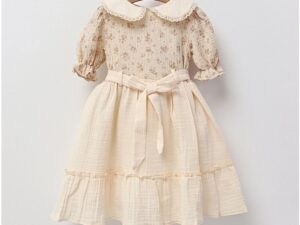 Rochita premium muselina Daria crem