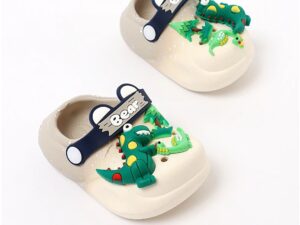 Saboti Bear-Dinozaur crem-gri