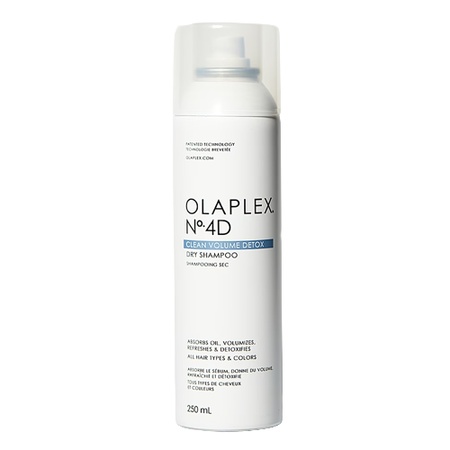 Reducere 20% – Șampon uscat No.4D Clean Volume Detox, 250 ml, Olaplex 1 Șampon uscat No.4D Clean Volume Detox
