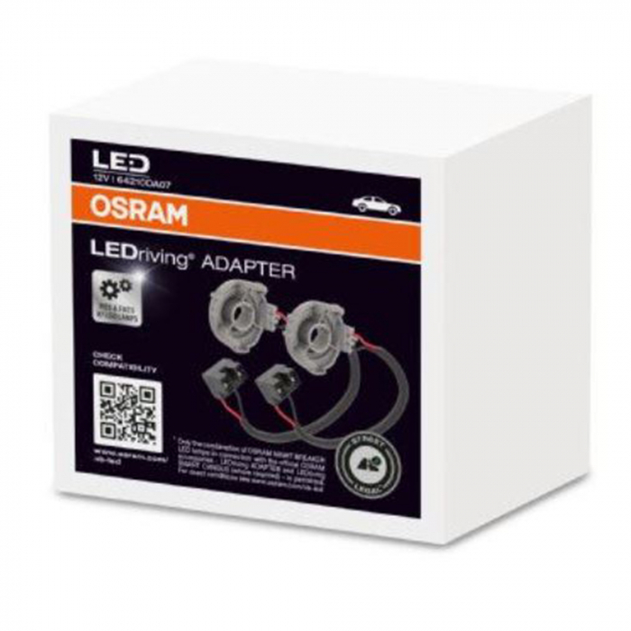 Reducere 26% – Set 2 adaptoare H7 Osram LED 64210DA05 pentru VW 1 Set 2 adaptoare H7 Osram LED 64210DA05 pentru VW