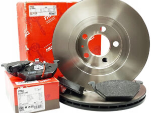 Set 2 Buc Discuri Frana Fata + Set Placute Frana Fata Trw Volkswagen Golf 5 2003-2009 2 Buc DF2804 + GDB1386
