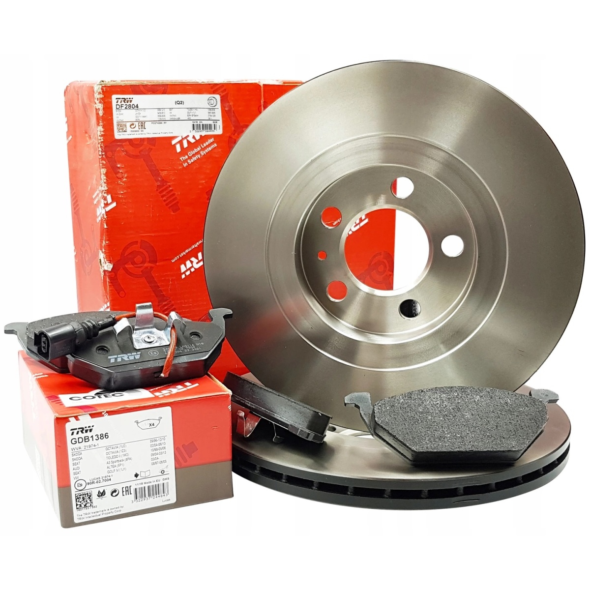Reducere 24% – Set 2 Buc Discuri Frana Fata + Set Placute Frana Fata Trw Volkswagen New Beetle 1998-2010 2 Buc DF2804 + GDB1386 1 Set 2 Buc Discuri Frana Fata + Set Placute Frana Fata Trw Volkswagen New Beetle 1998-2010 2 Buc DF2804 + GDB1386
