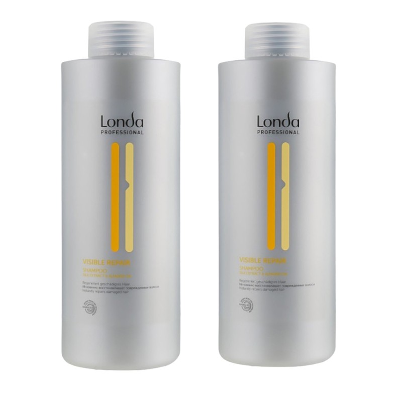 Reducere 19% – Set 2 x Sampon Londa Professional Care Visible Repair pentru Par Degradat, 1000 ml 1 Set 2 x Sampon Londa Professional Care Visible Repair pentru Par Degradat