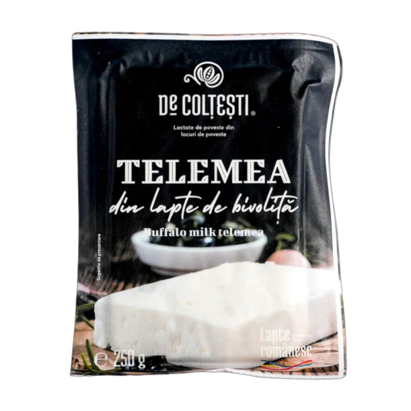 Reducere 18% – Set 2 x Telemea Maturata de Bivolita, De Coltesti, 250 g 1 Set 2 x Telemea Maturata de Bivolita