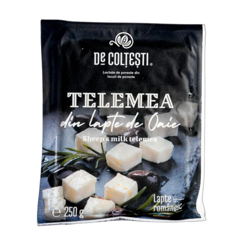 Reducere 18% – Set 2 x Telemea Maturata de Oaie, De Coltesti, 250 g 1 Set 2 x Telemea Maturata de Oaie