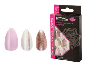 Set 24 Unghii False ROYAL Glue-On Nail Tips