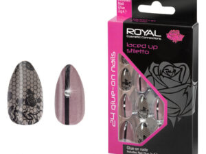 Set 24 Unghii False ROYAL Glue-On Nail Tips