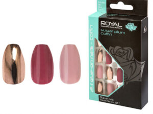Set 24 Unghii False ROYAL Glue-On Nail Tips