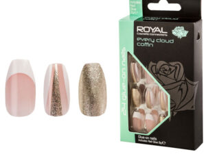 Set 24 Unghii False ROYAL Glue-On Nail Tips