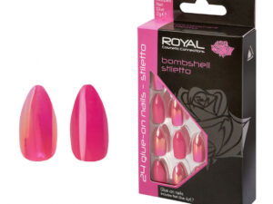 Set 24 Unghii False ROYAL Glue-On Nail Tips