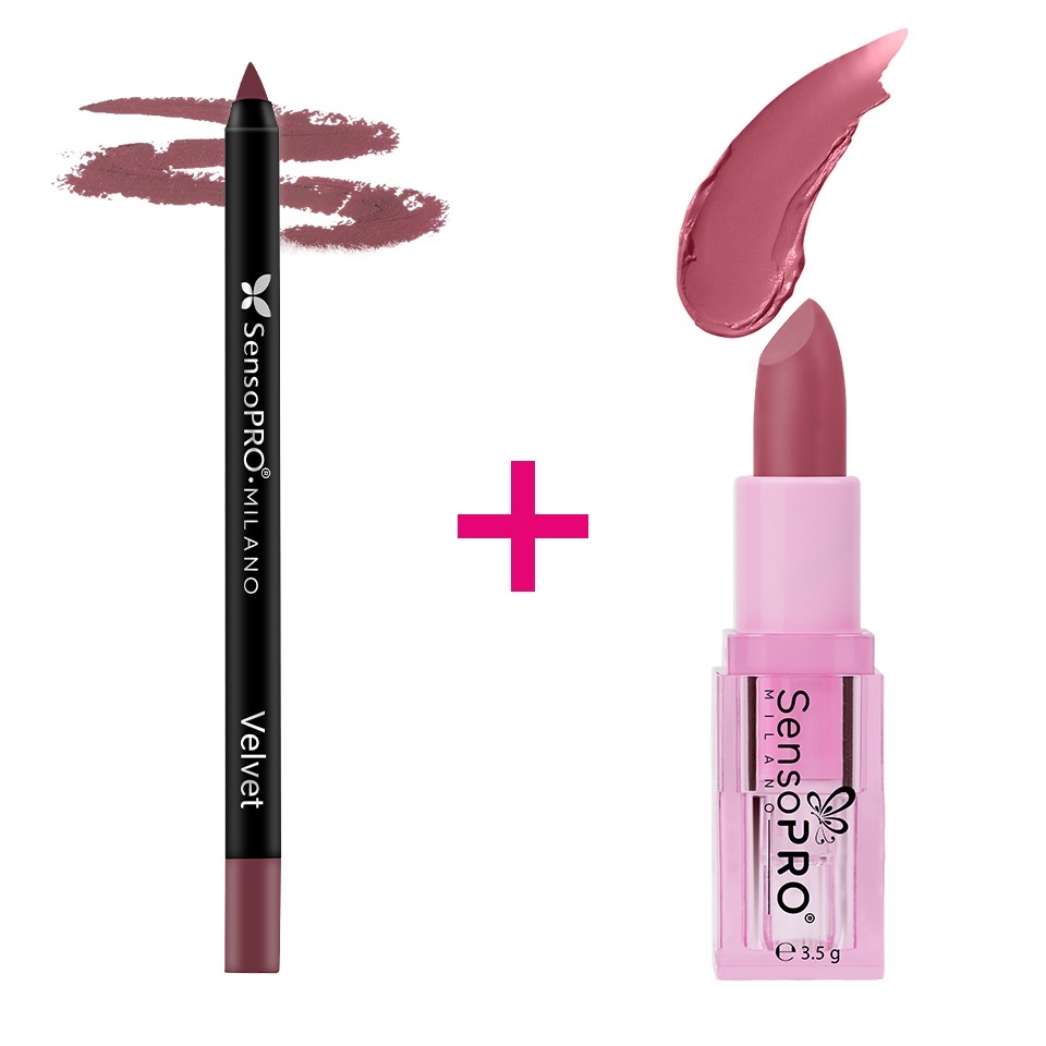 Reducere 50% – Set Lip Combo SensoPRO Milano #6 1 Set Lip Combo SensoPRO Milano #6
