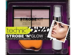 Set Make-Up Cu 3 Produse Technic Strobe  N  Glow Highlight Set