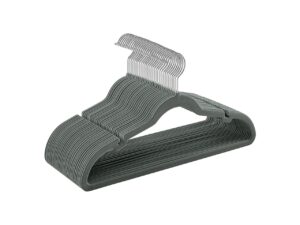 Set umerase de catifea Songmics Gri 43x22x0.6 cm