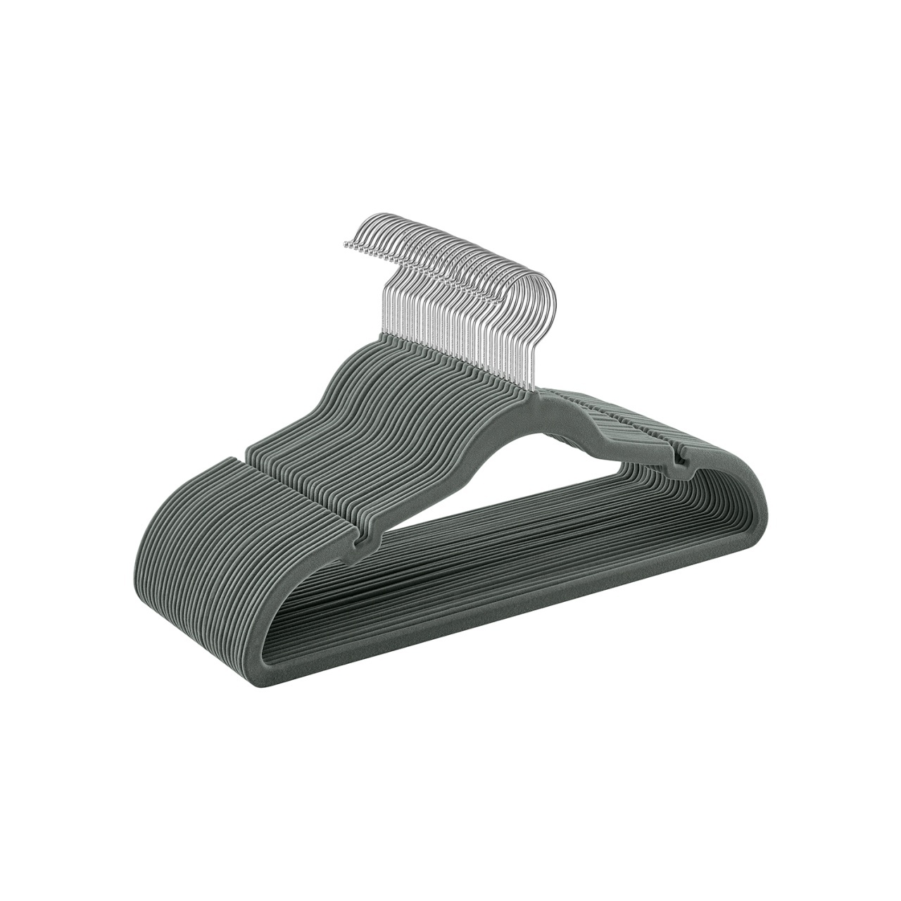 Reducere 26% – Set umerase de catifea Songmics Gri 43x22x0.6 cm 1 Set umerase de catifea Songmics Gri 43x22x0.6 cm
