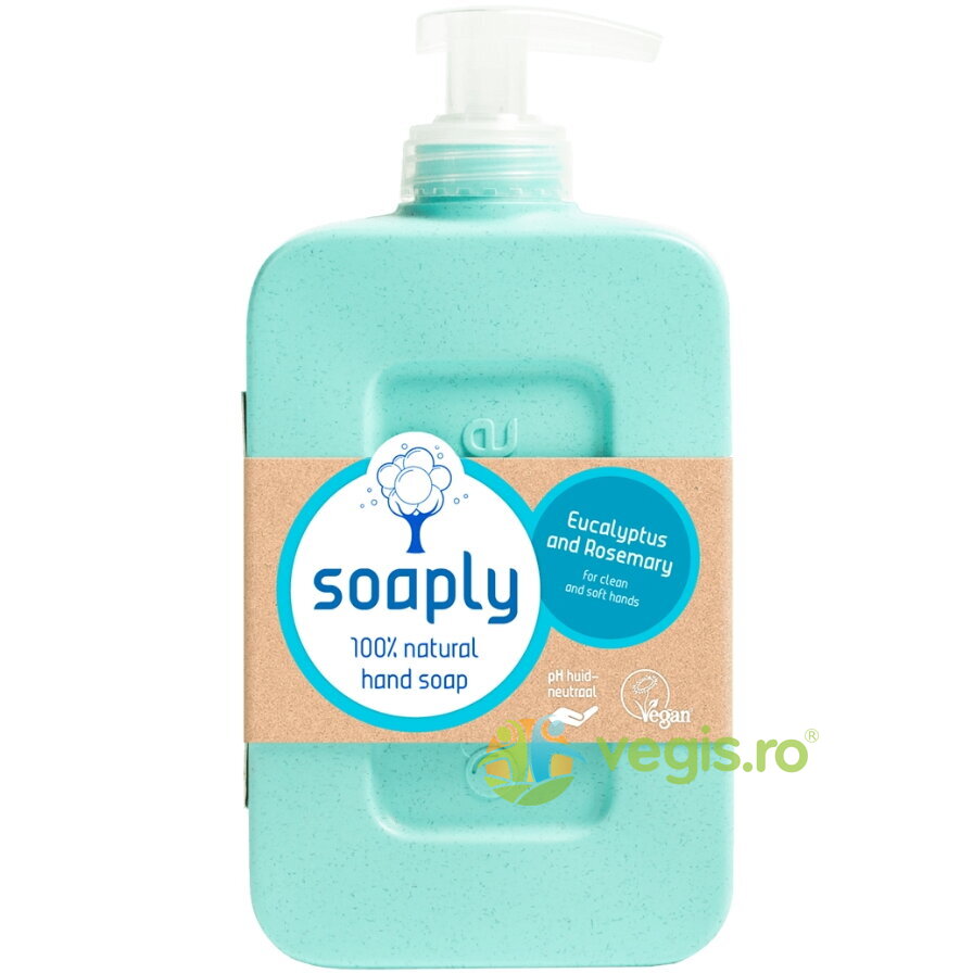 Reducere 20% – Sapun Lichid pentru Maini cu Parfum de Eucalipt si Rozmarin 300ml 1 Sapun Lichid pentru Maini cu Parfum de Eucalipt si Rozmarin 300ml