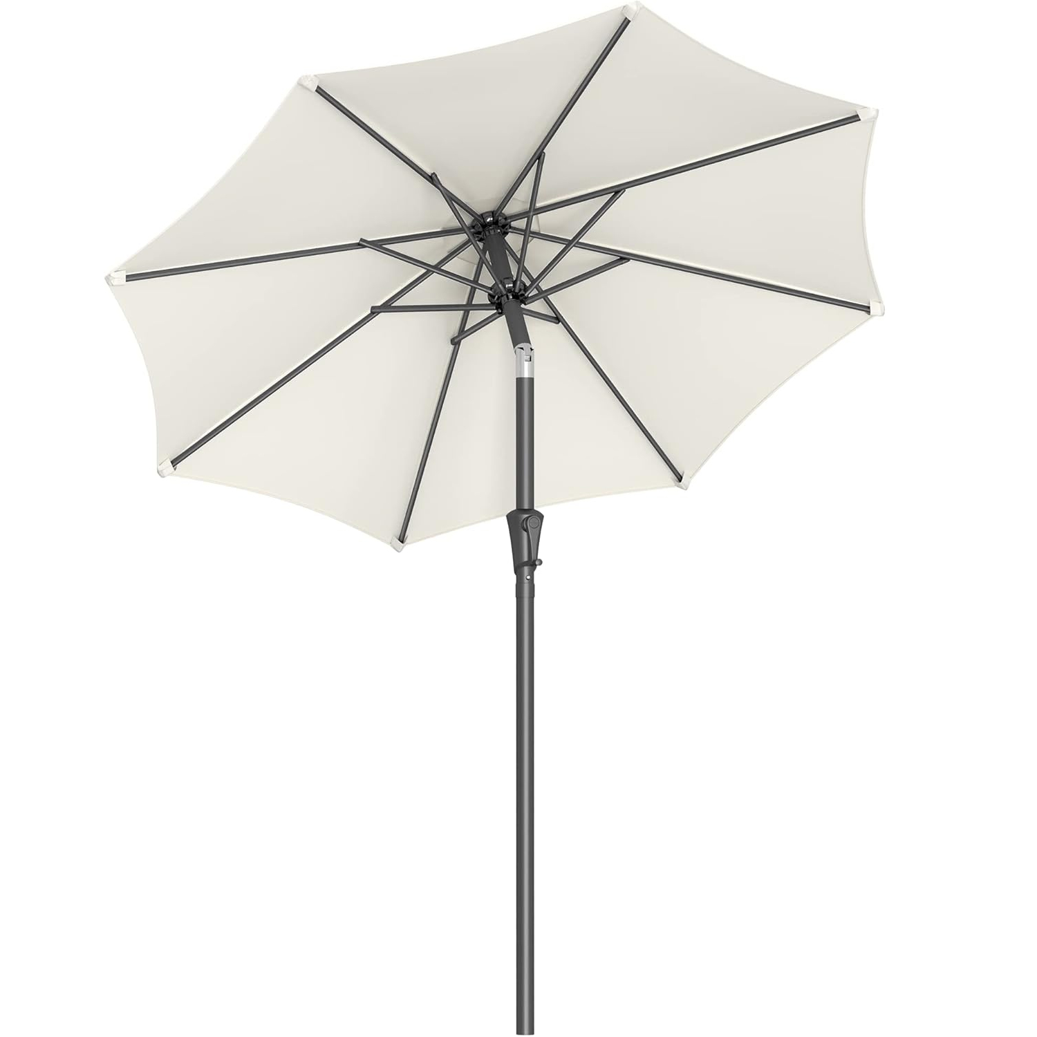 Reducere 20% – Umbrela de gradina 200 cm, inclinare dubla 30Â , poliester UPF 50+, cadru metalic, bej 1 Umbrela de gradina 200 cm
