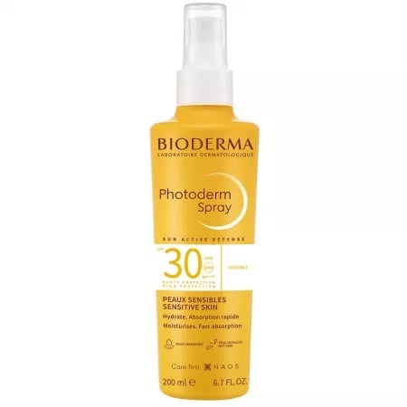 Spray cu protecție solară Photoderm SPF30, 200ml, Bioderma