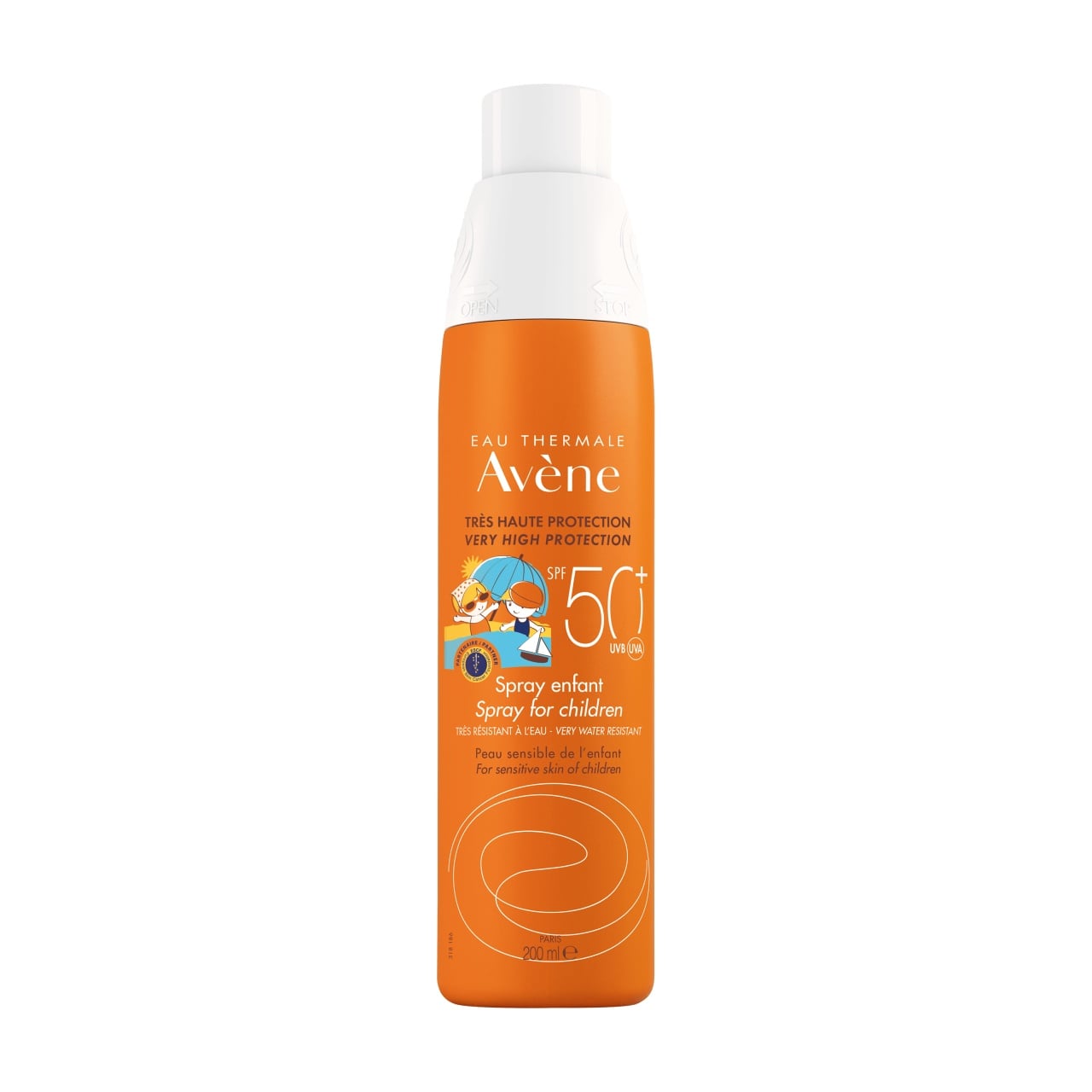 Spray protecție solară Copii SPF 50+, 200 ml, Avene