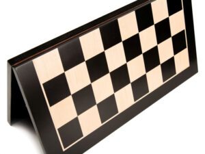Tabla sah lemn pliabila-inlaid negru artar