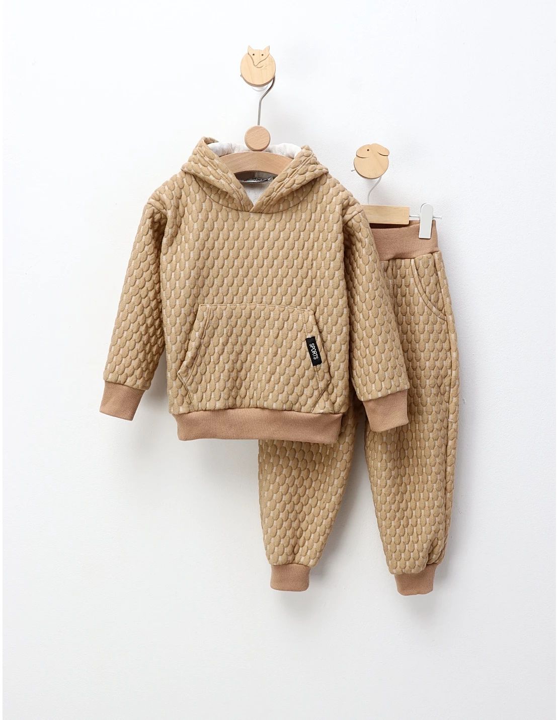 Reducere 50% – Trening Winter Warm Fashion, bej 1 Trening Winter Warm Fashion