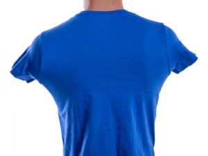 Tricou Albastru cu model Sah