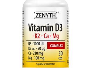 Vitamina D3 + K2 + Ca + Mg Complex
