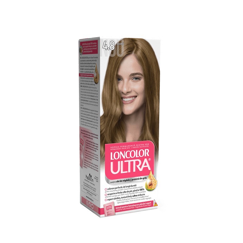 Reducere 20% – Vopsea de Par Permanenta Loncolor Ultra 4.8 Aluna, 100 ml 1 Vopsea de Par Permanenta Loncolor Ultra 4.8 Aluna